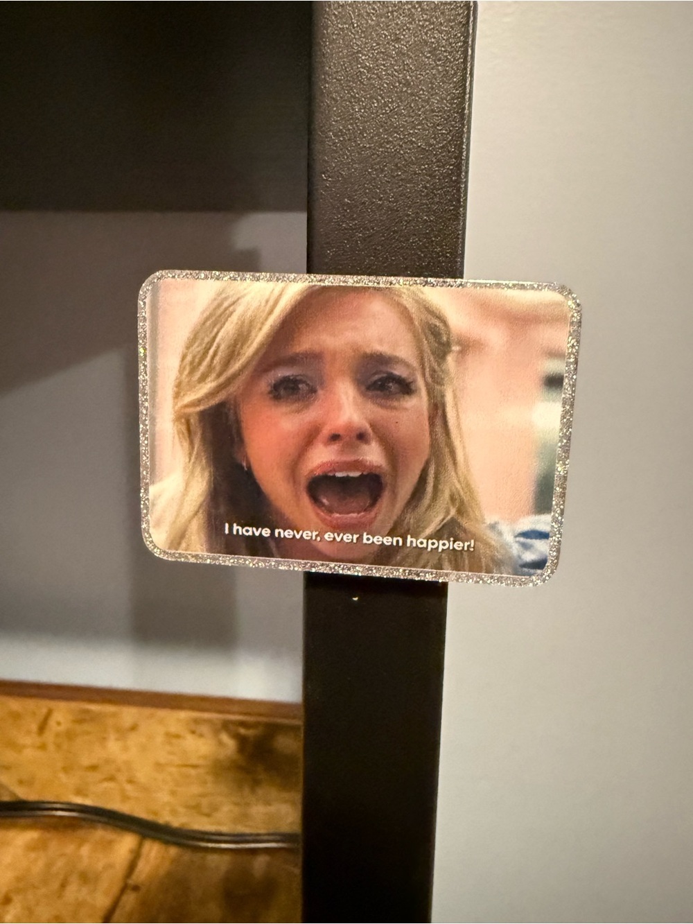 I Have Never, Ever Been Happier Acrylic Magnet